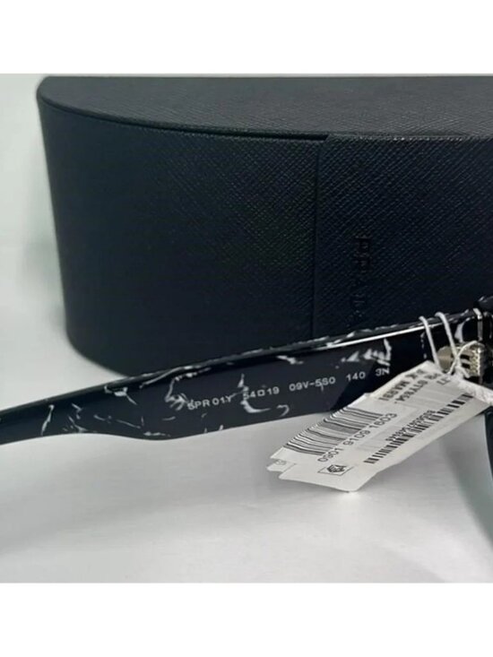 New Authentic- PRADA Dark Grey Cat Eye Ladies Sunglasses PR 01YS 09V5S0 54 main image 13